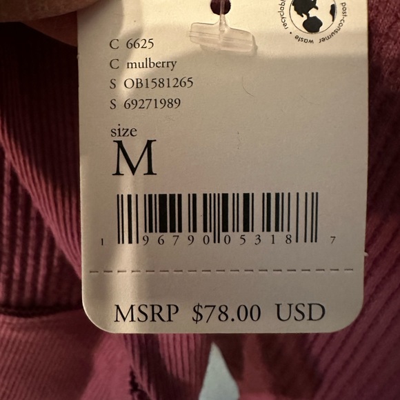 NWT Free People Santa Clara Thermal Long Sleeve - Picture 4 of 4